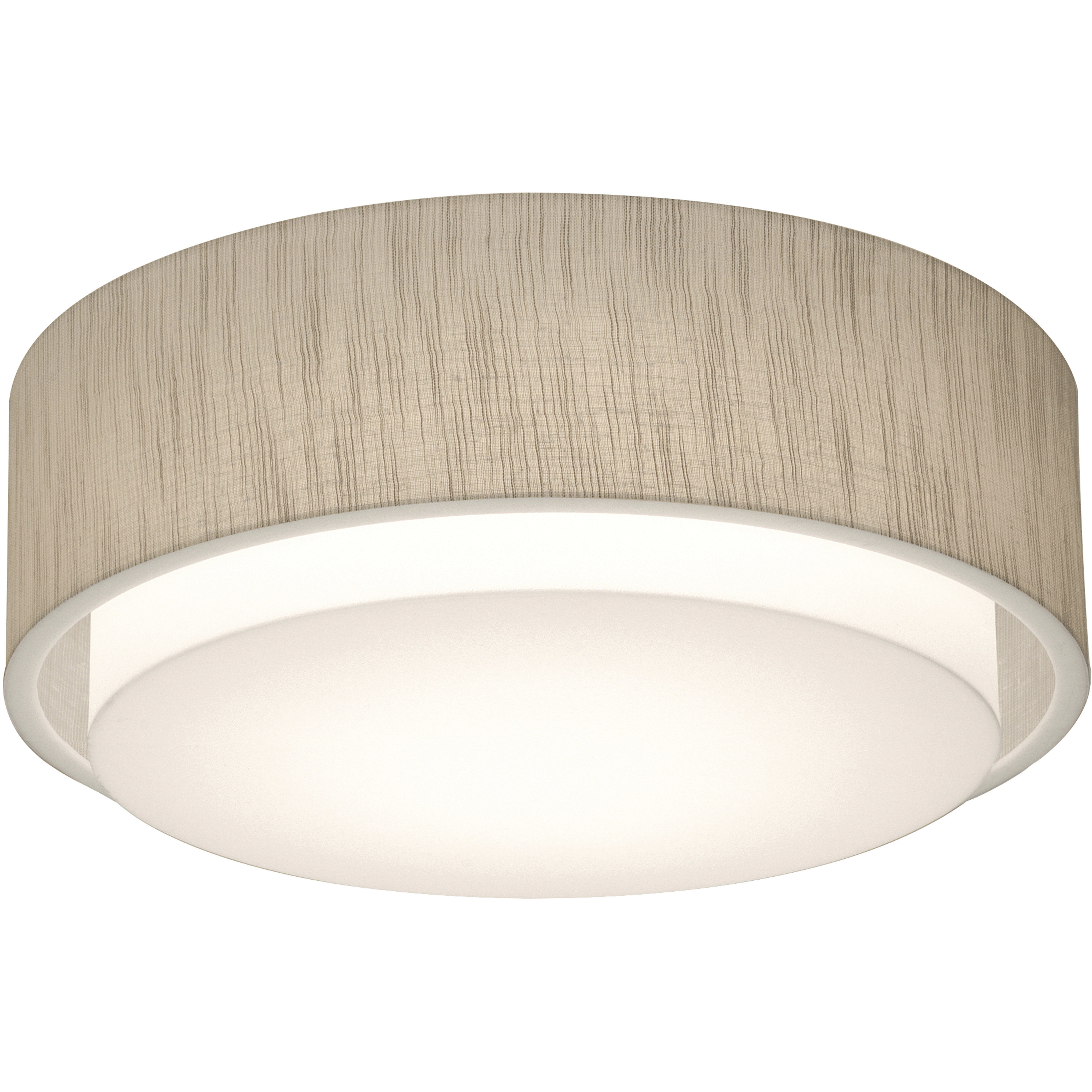 Sanibel 2 Light 16 inch Jute Flush Mount Ceiling Light