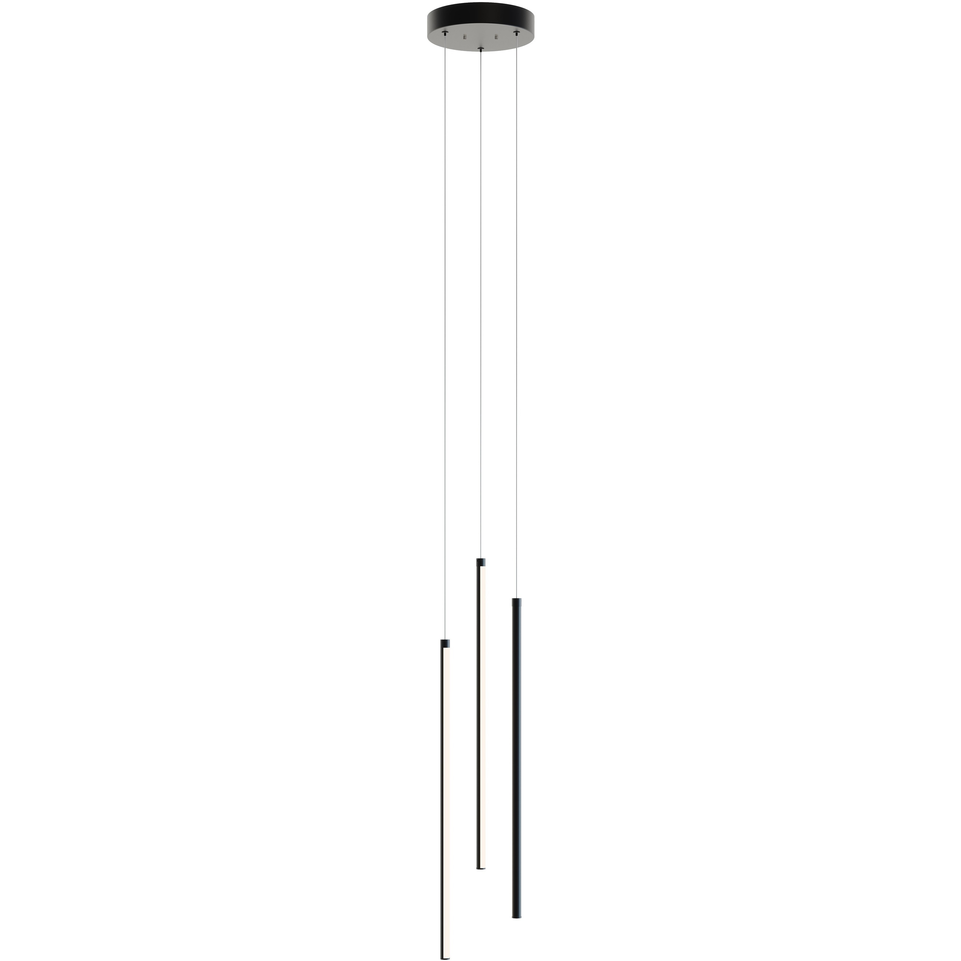 Rosemont LED 8.25 inch Black Pendant Ceiling Light in 24 in