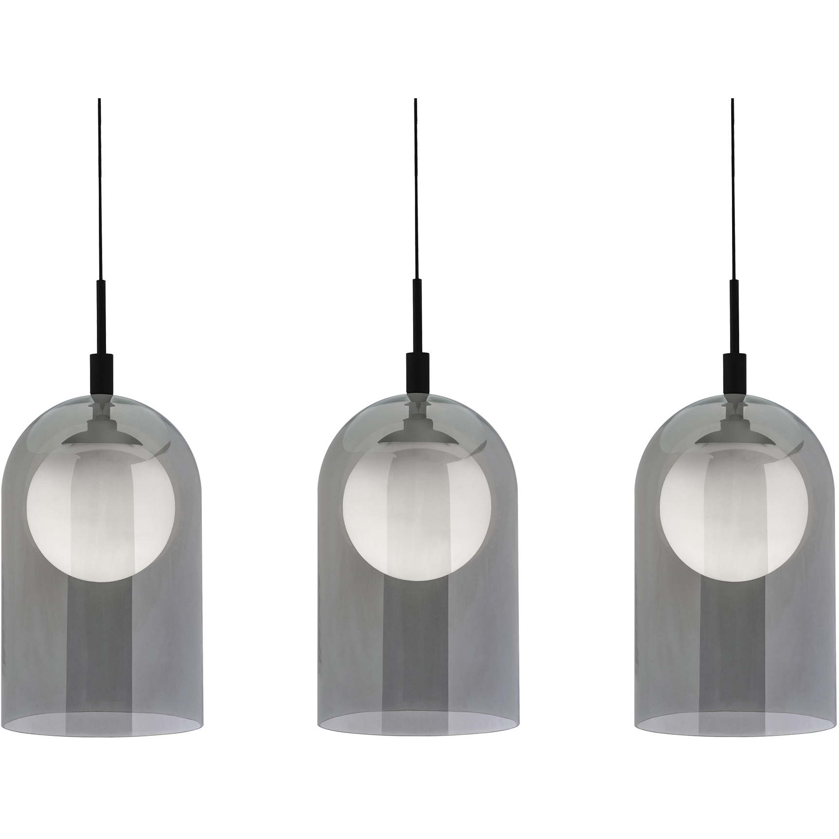 Kiran LED 36 inch Black Linear Pendant Ceiling Light