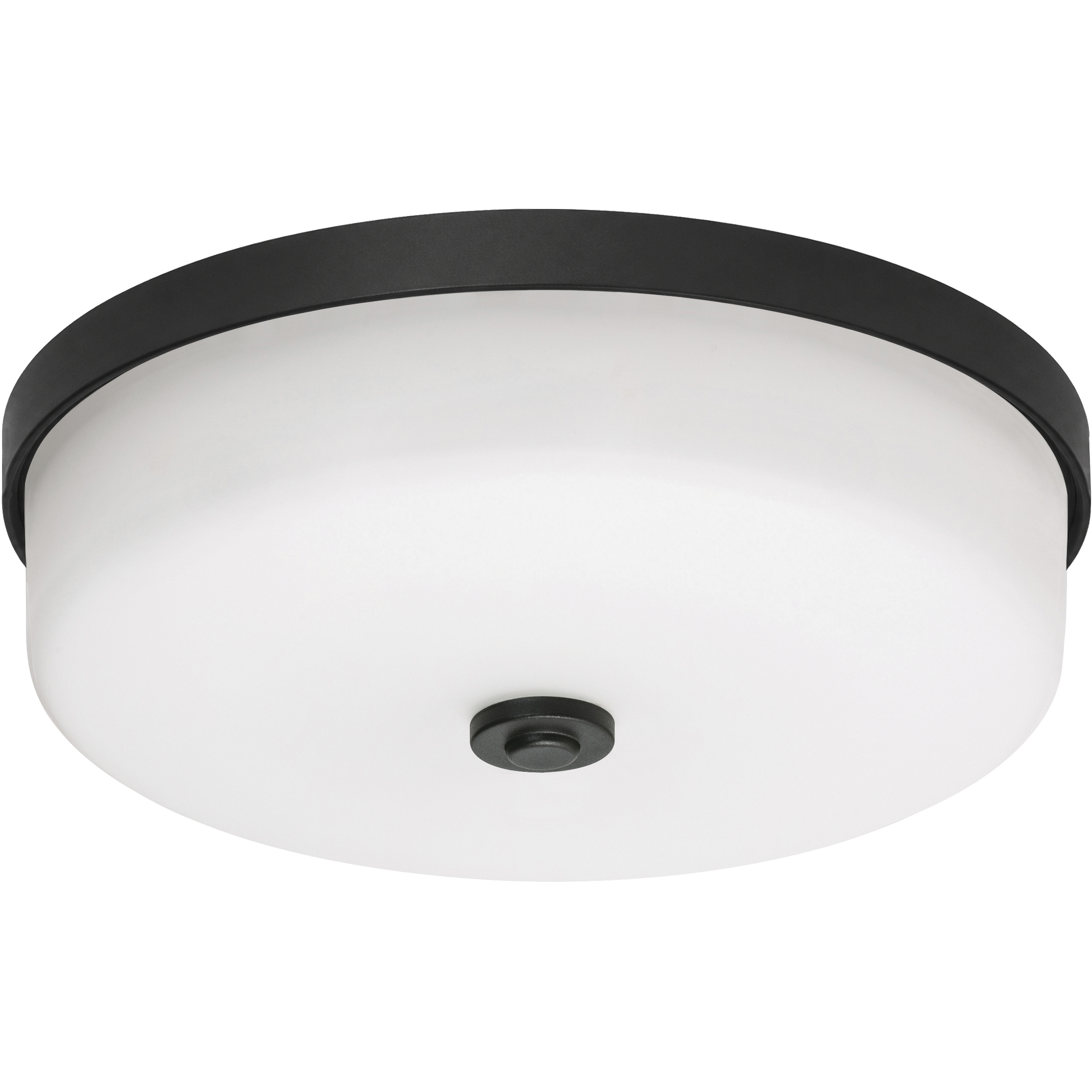 Boswell 1 Light 10.25 inch Black Flush Mount Ceiling Light