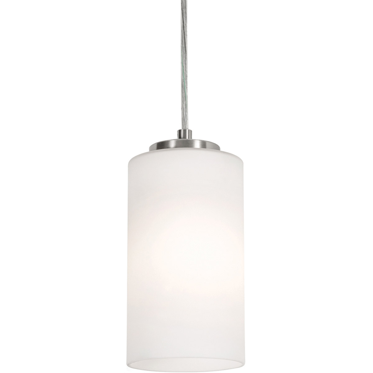 AFX LEOP04MBSN Leo 1 Light 4 inch Satin Nickel Pendant Ceiling Light