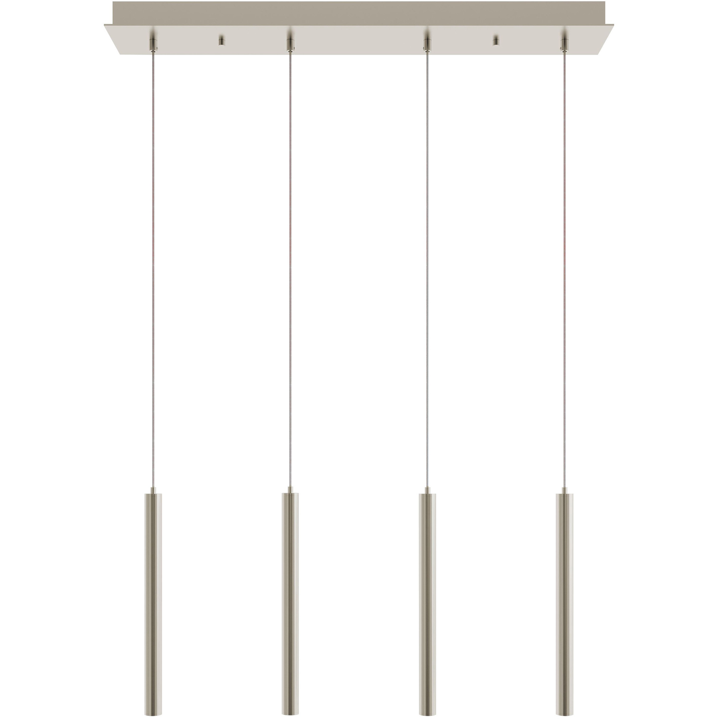 Eli 4 Light 5 inch Satin Nickel Pendant Ceiling Light