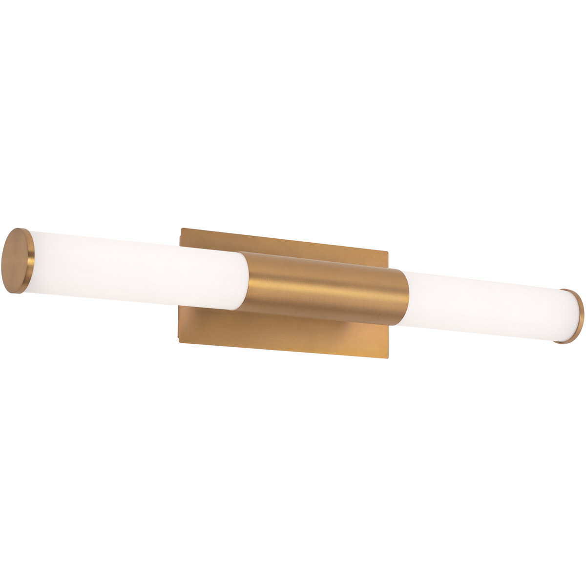 Dax 2 Light 27.13 inch Satin Brass Vanity Light Wall Light