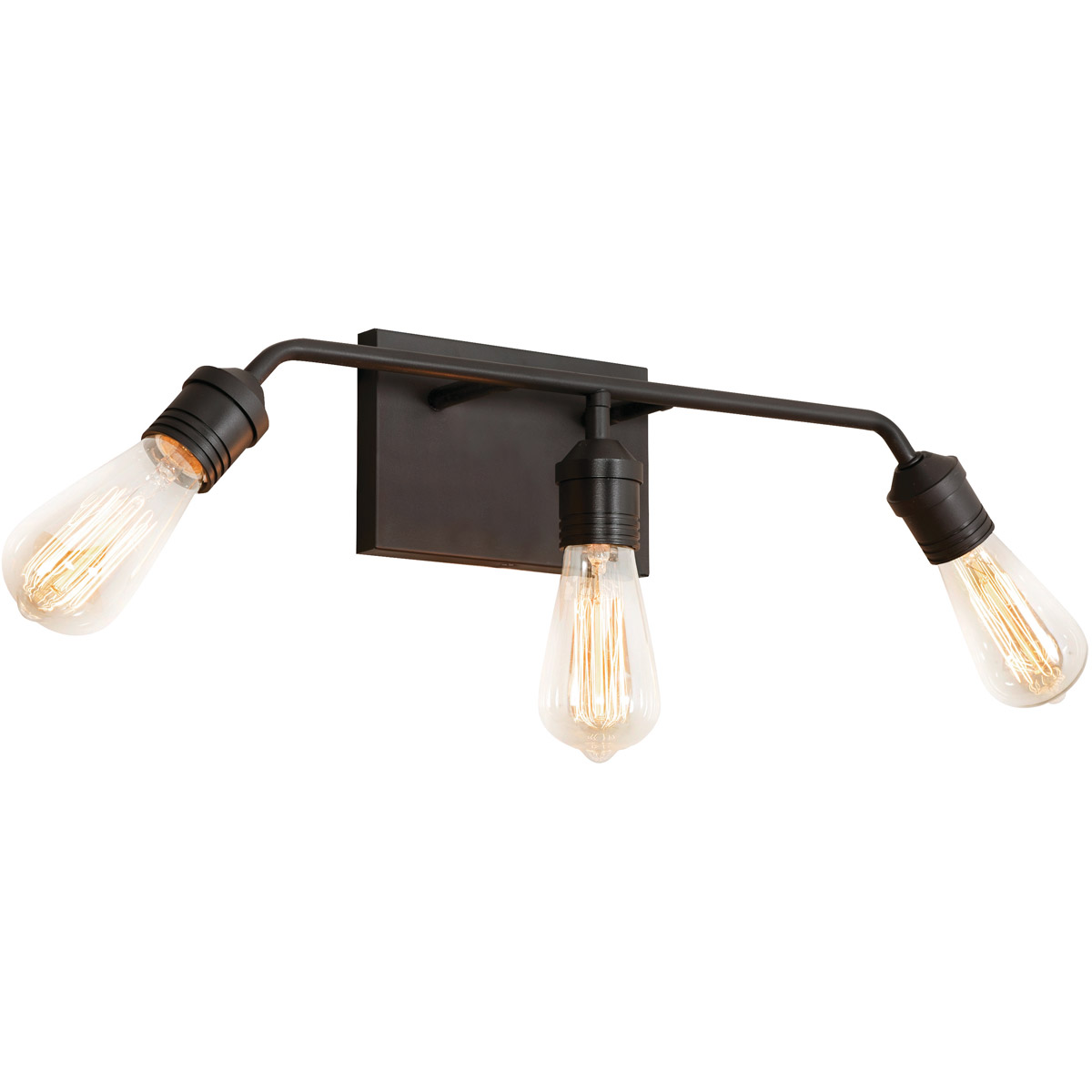Magnus 3 Light 21 inch Black Vanity Light Wall Light