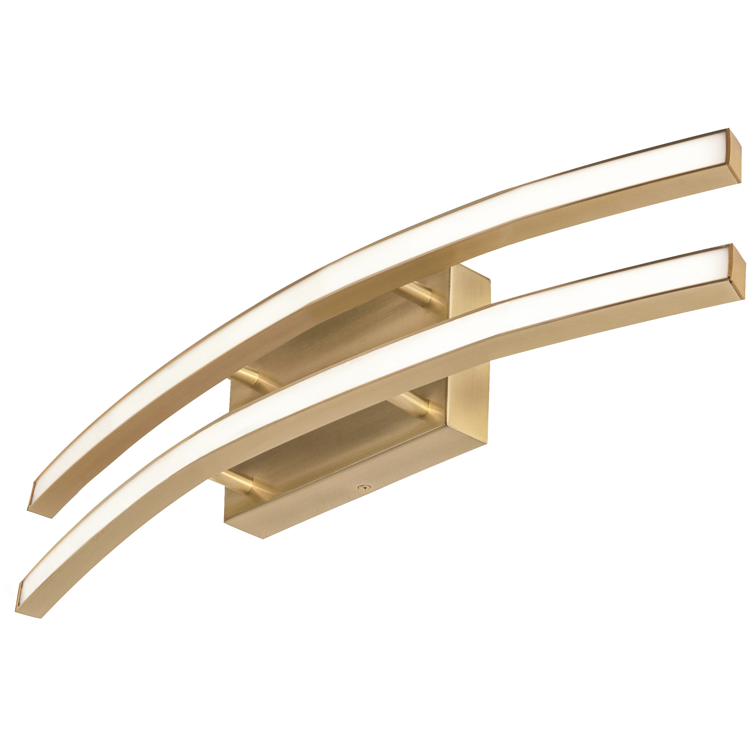 Harper 2 Light 24.75 inch Satin Brass Vanity Light Wall Light