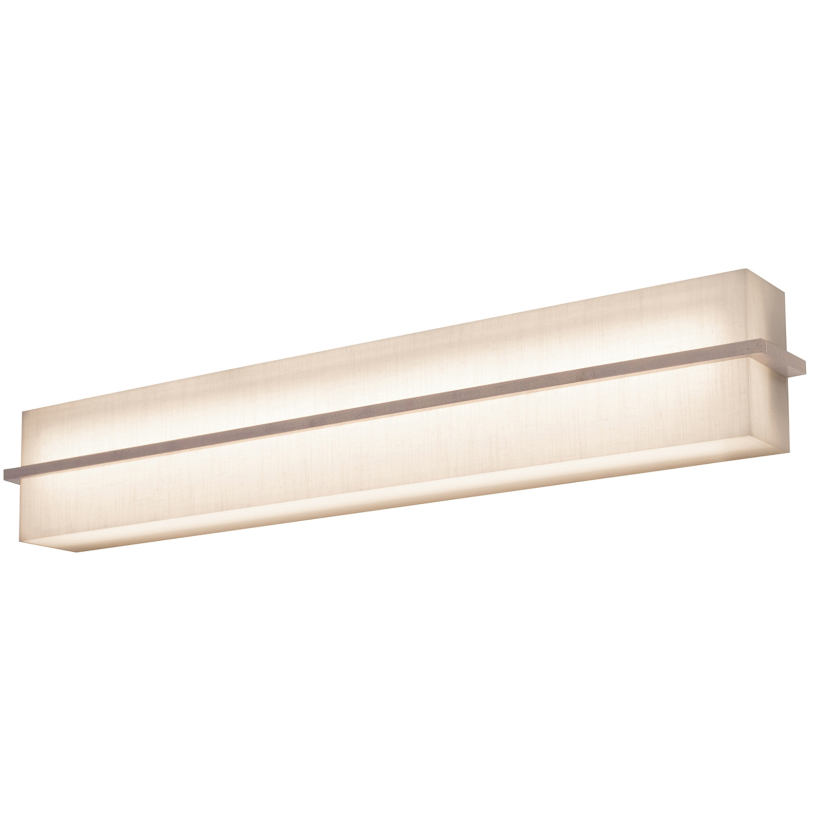 Apex LED 38.5 inch Weather Grey Bath Vanity Wall Light in Linen White, Weathered Grey