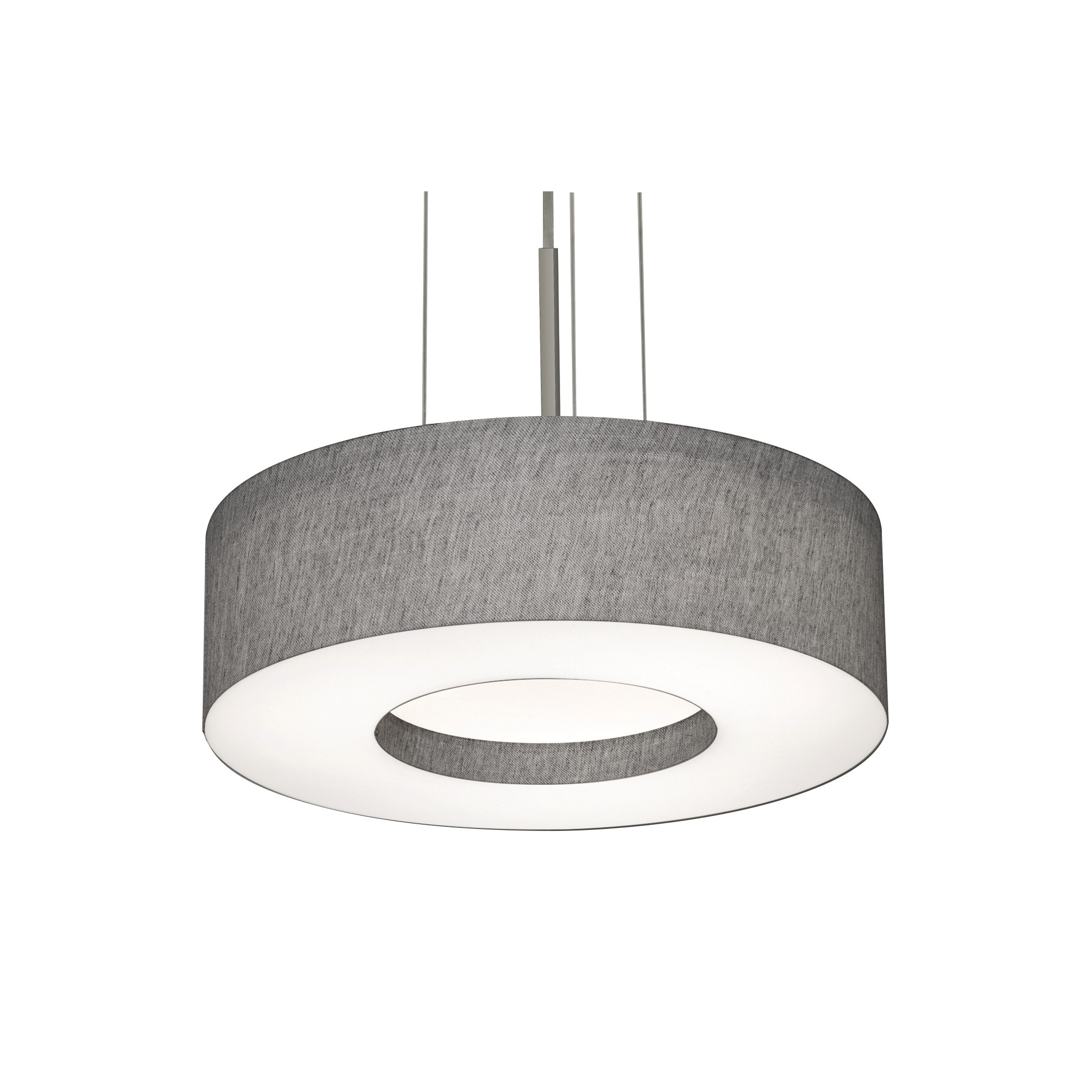 Montclair LED 15 inch Satin Nickel Pendant Ceiling Light