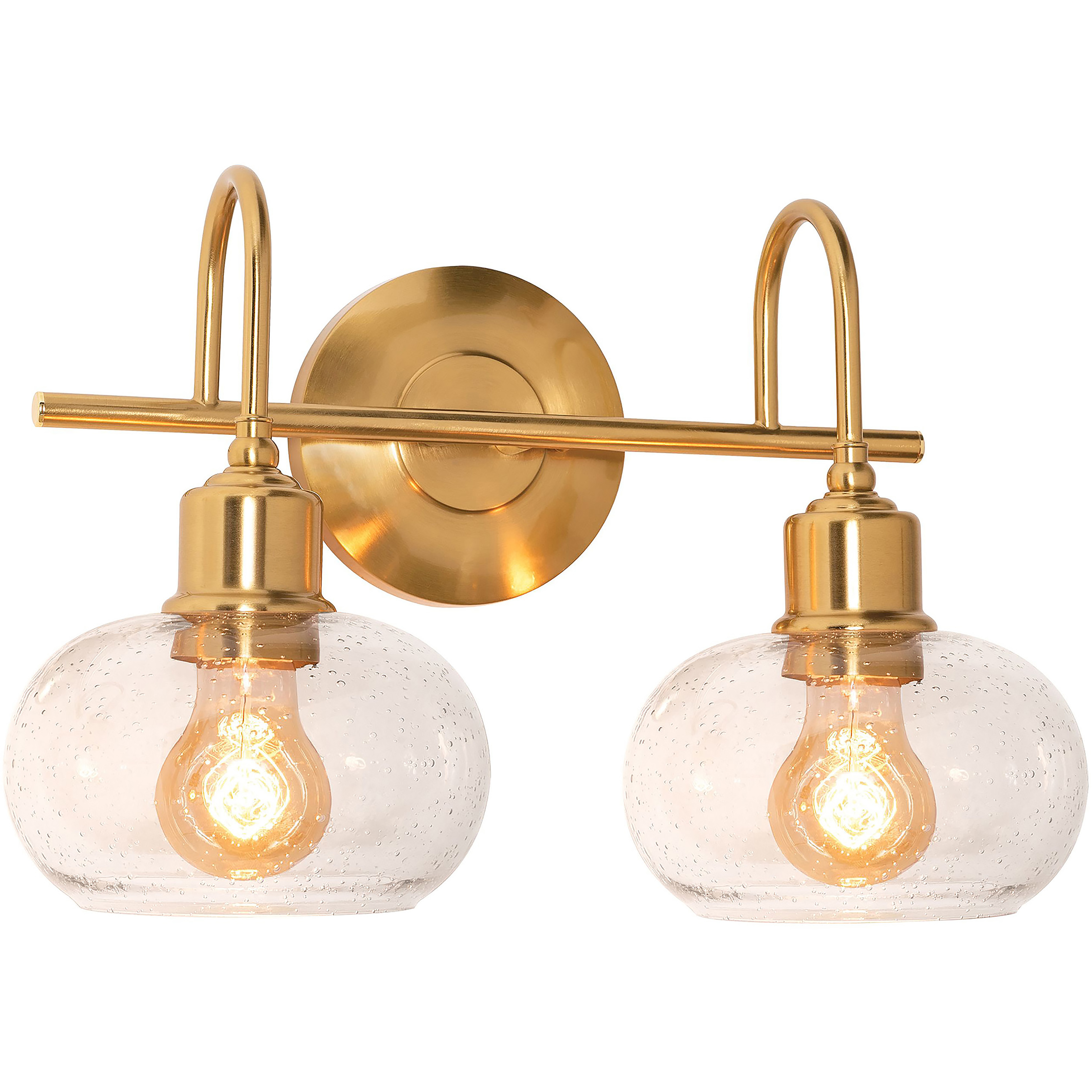 Laney 2 Light 8.1 inch Vintage Gold Vanity Light Wall Light