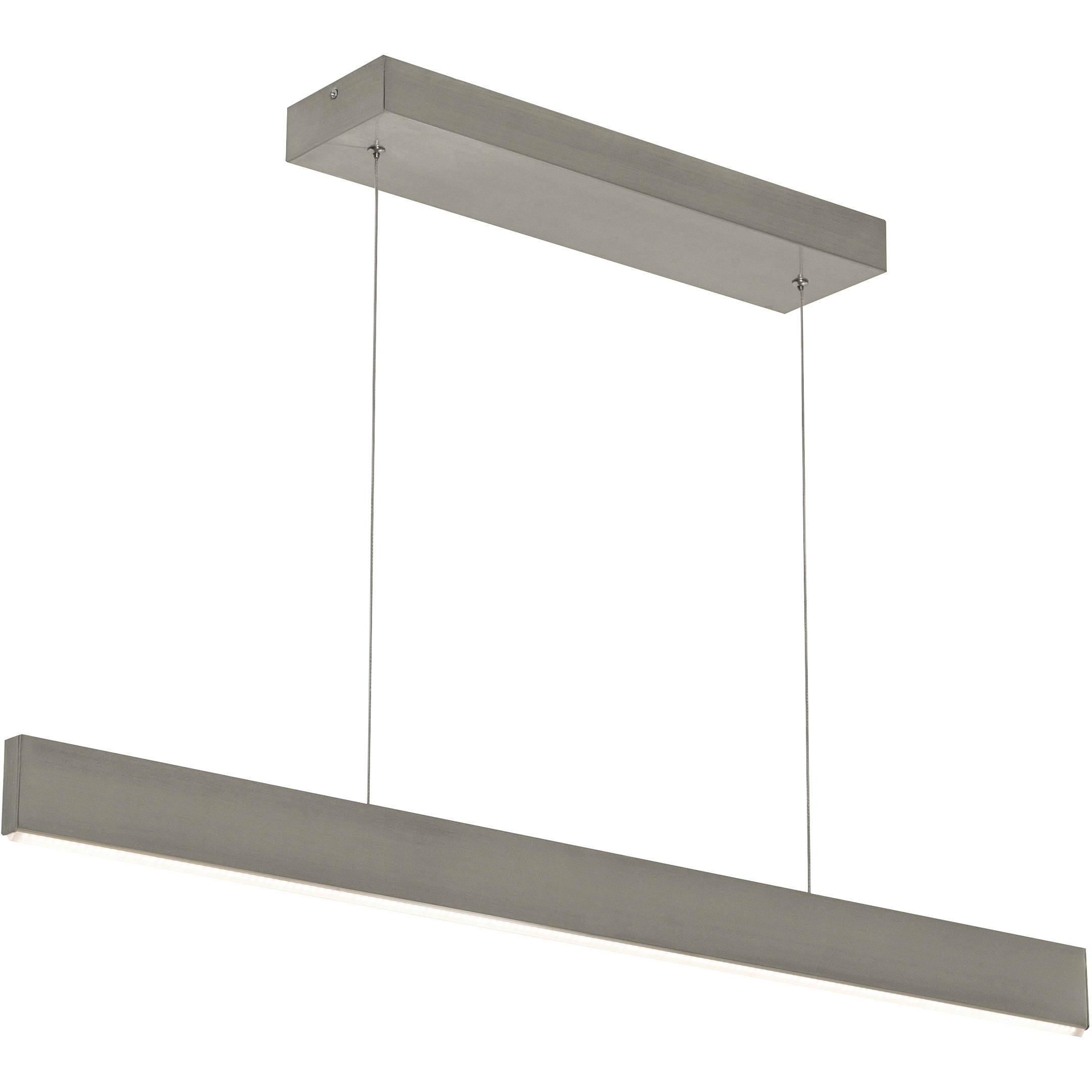 Stealth LED 0.63 inch Satin Nickel Linear Pendant Ceiling Light