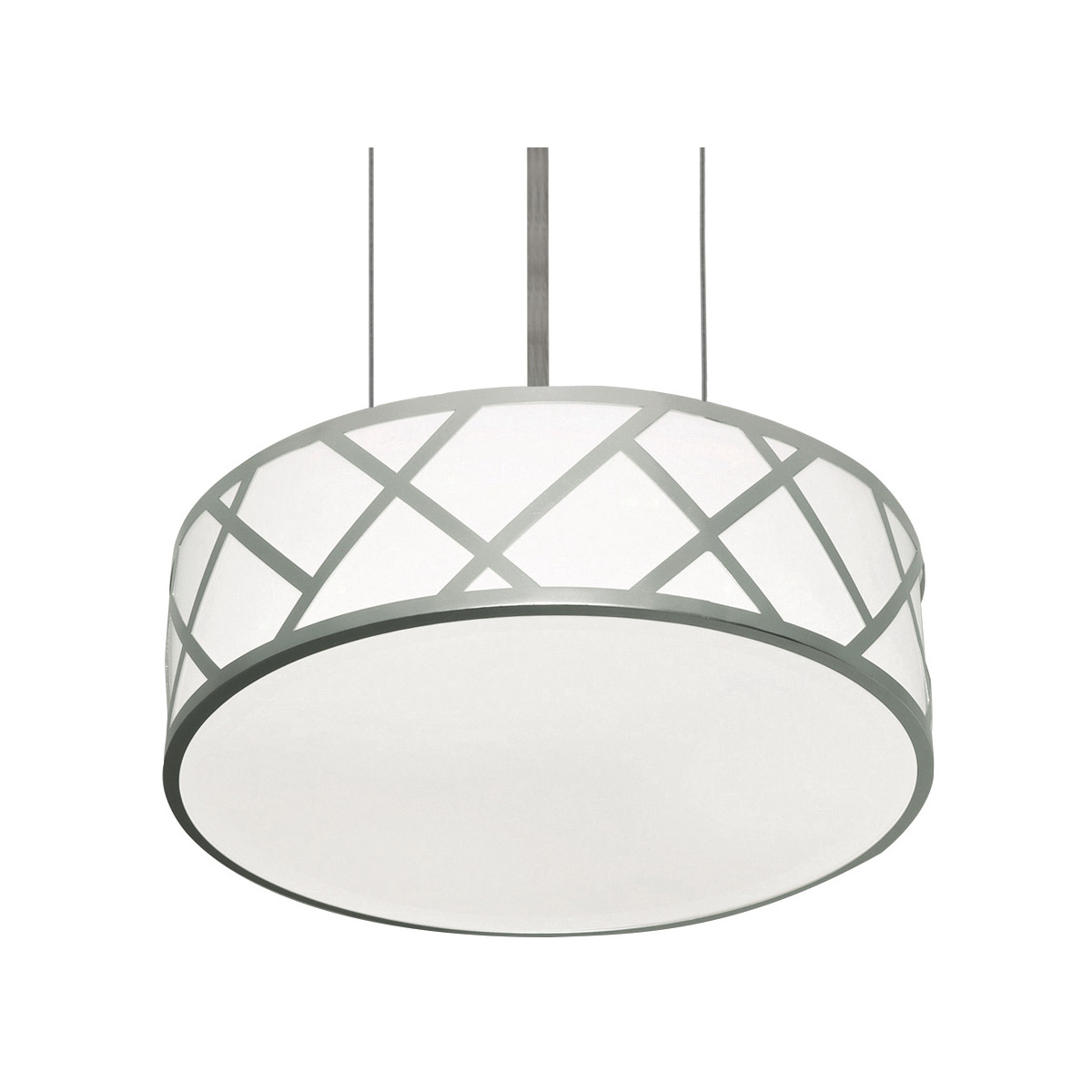 Haven LED 16.75 inch Satin Nickel Pendant Ceiling Light