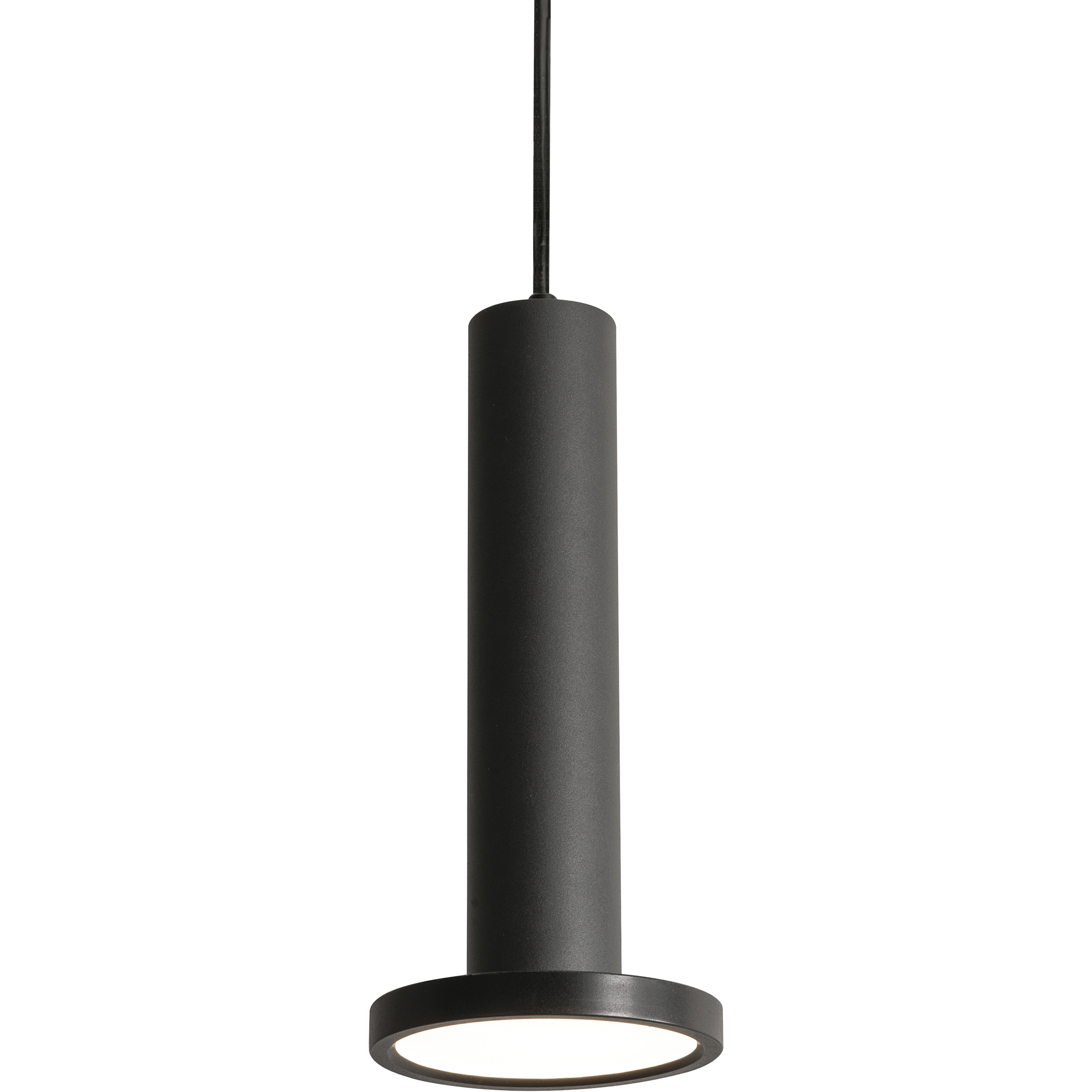 Luna 1 Light 5.34 inch Black Pendant Ceiling Light