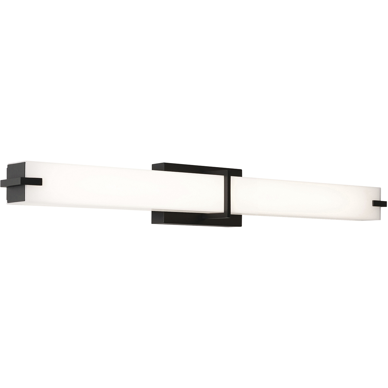 Miller 1 Light 36 inch Black Vanity Light Wall Light