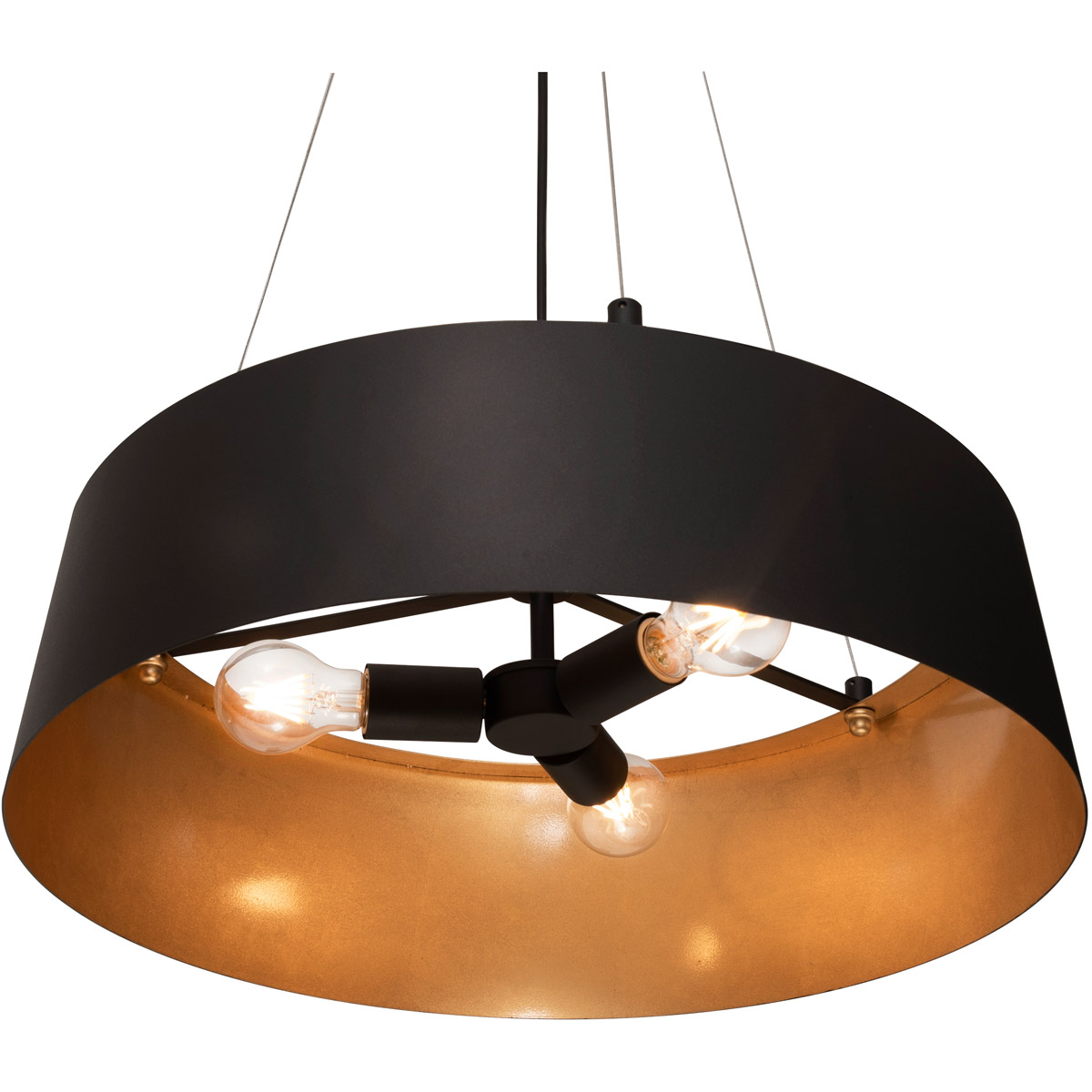 Lyric 3 Light 21.65 inch Gold Pendant Ceiling Light