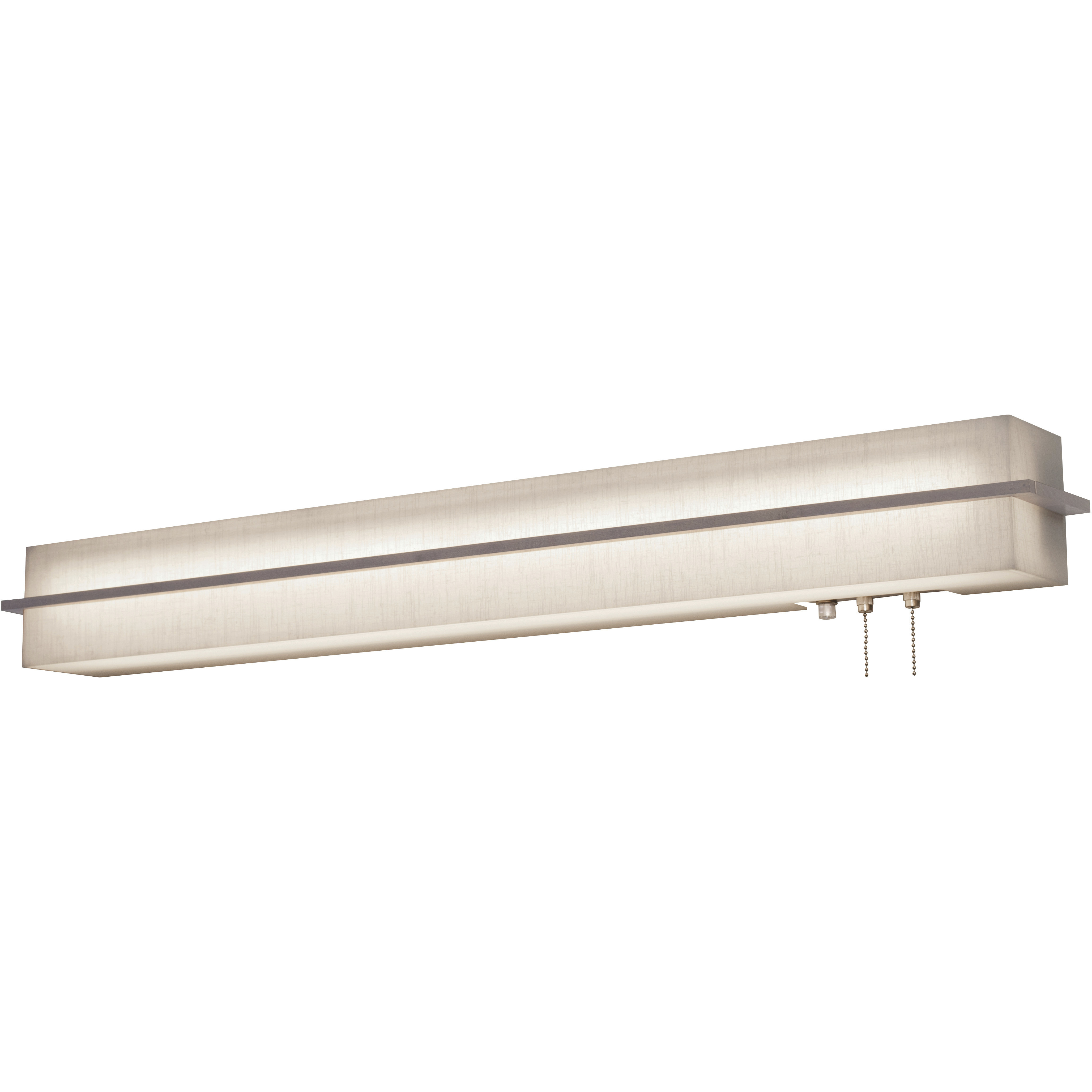 Apex LED Weathered Grey ADA Wall Light in Linen White