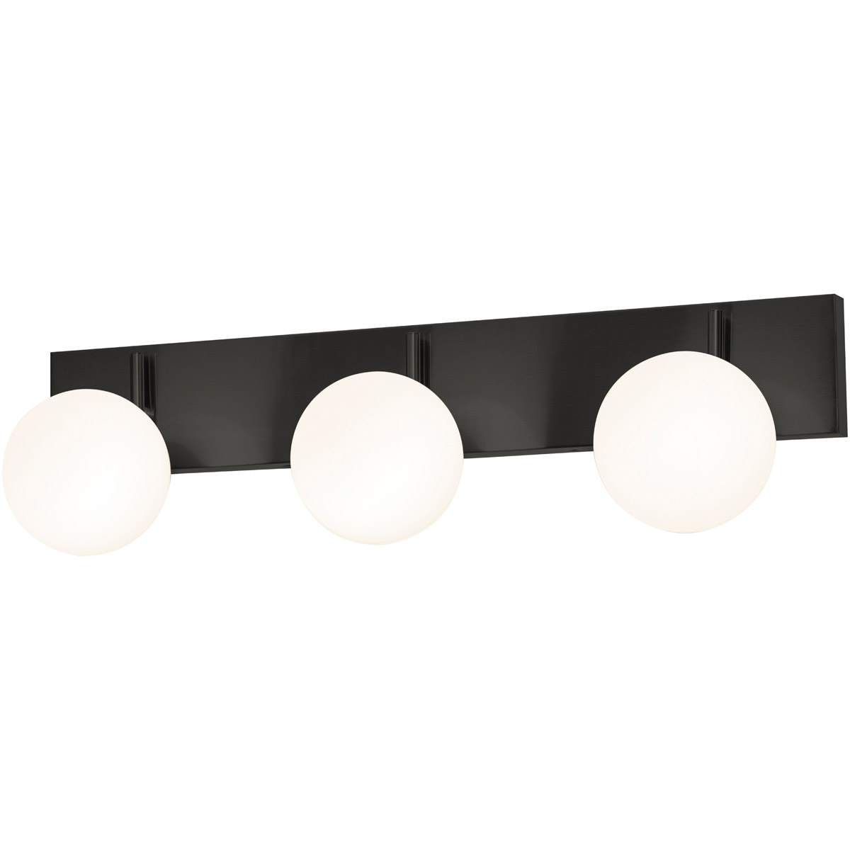 Metropolitan 3 Light 30 inch Black Vanity Light Wall Light