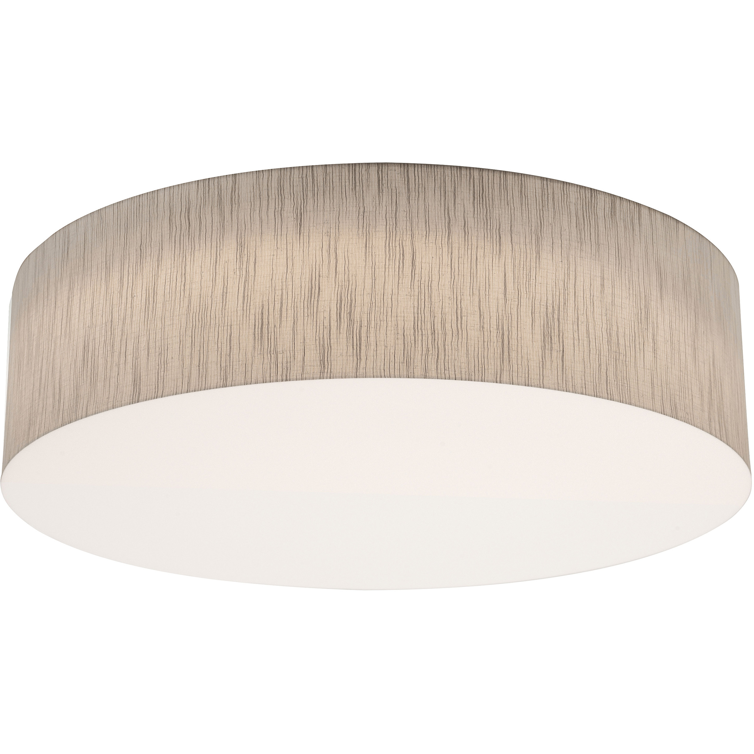 Anton LED 24 inch Jute Flush Mount Ceiling Light