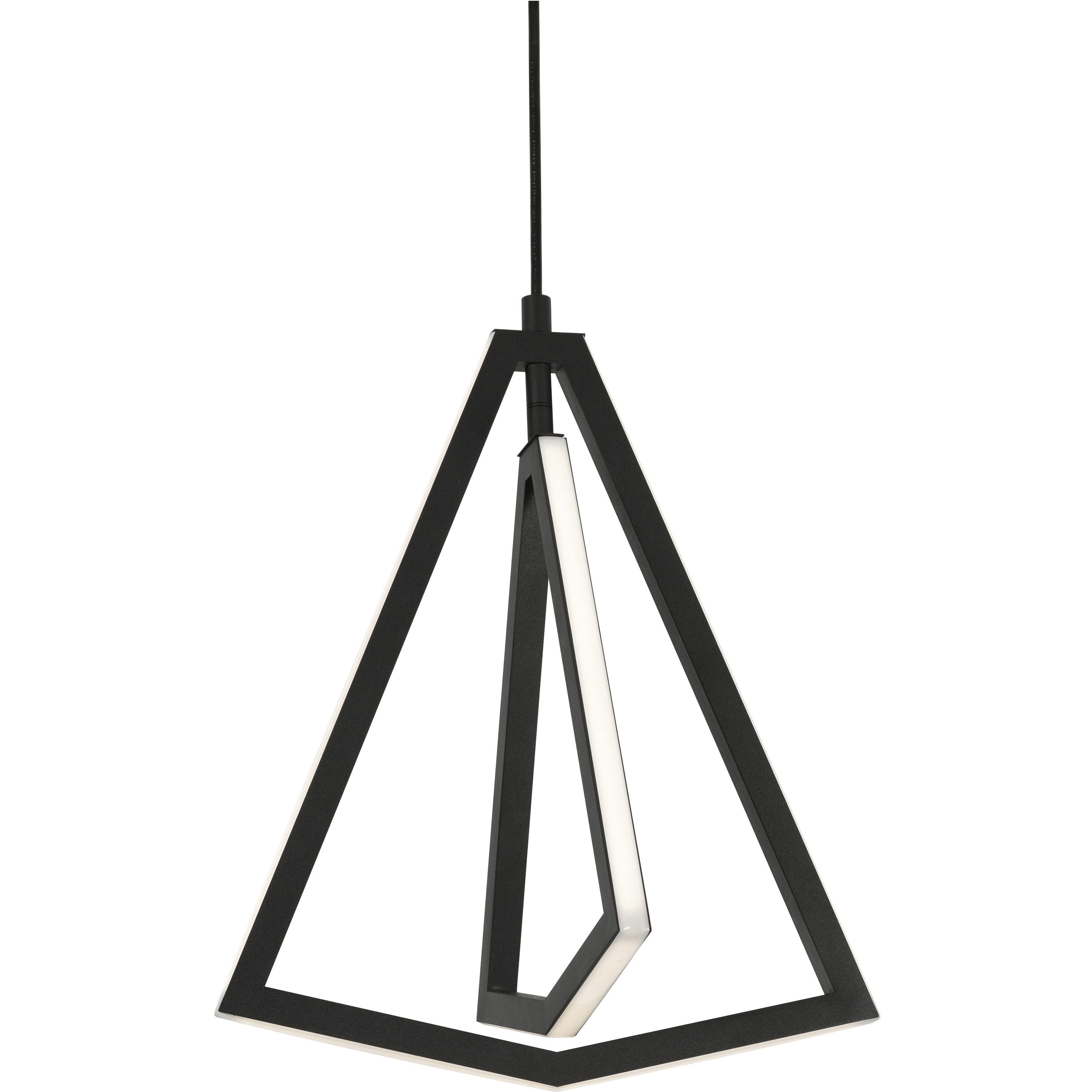 Black triangle pendant light cheap