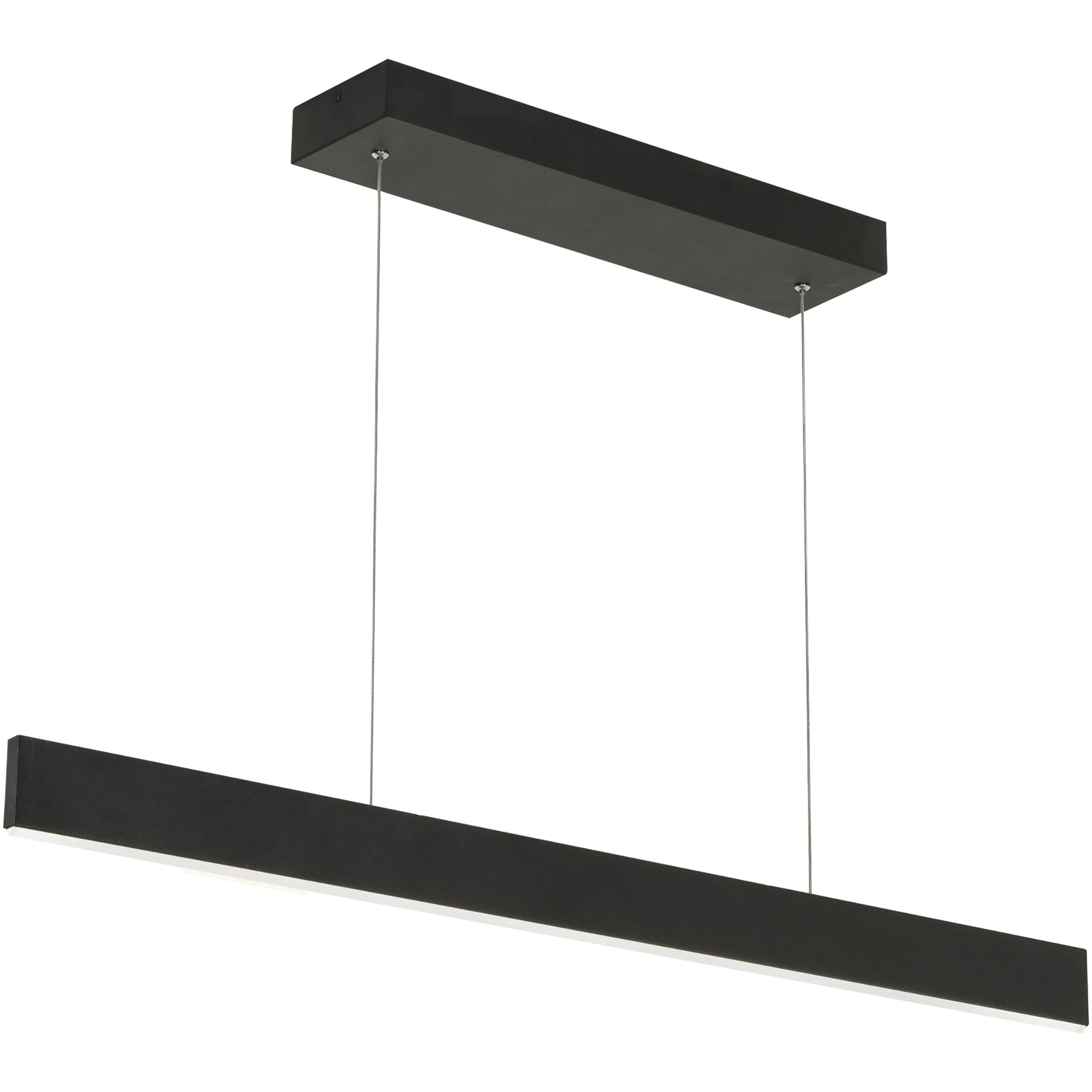 Stealth LED 0.63 inch Black Linear Pendant Ceiling Light