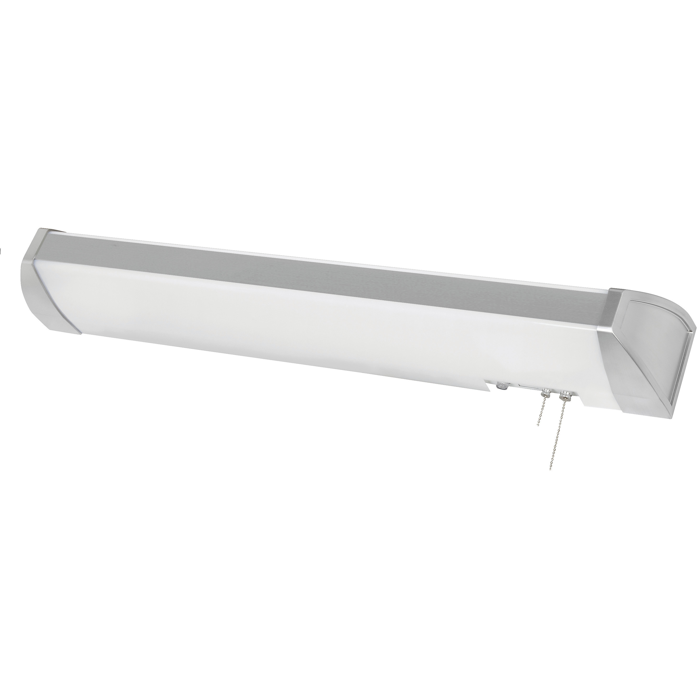 Ideal 3 Light 6.25 inch Brushed Nickel Wall Light