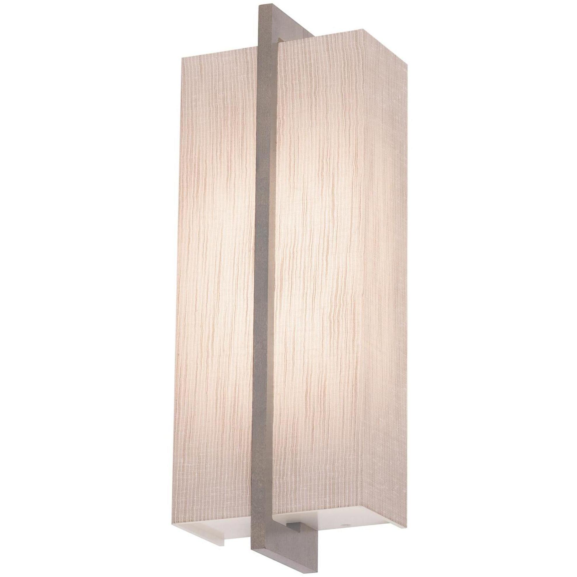 Apex LED 5 inch Weather Grey ADA Sconce Wall Light in Jute, Weathered Grey