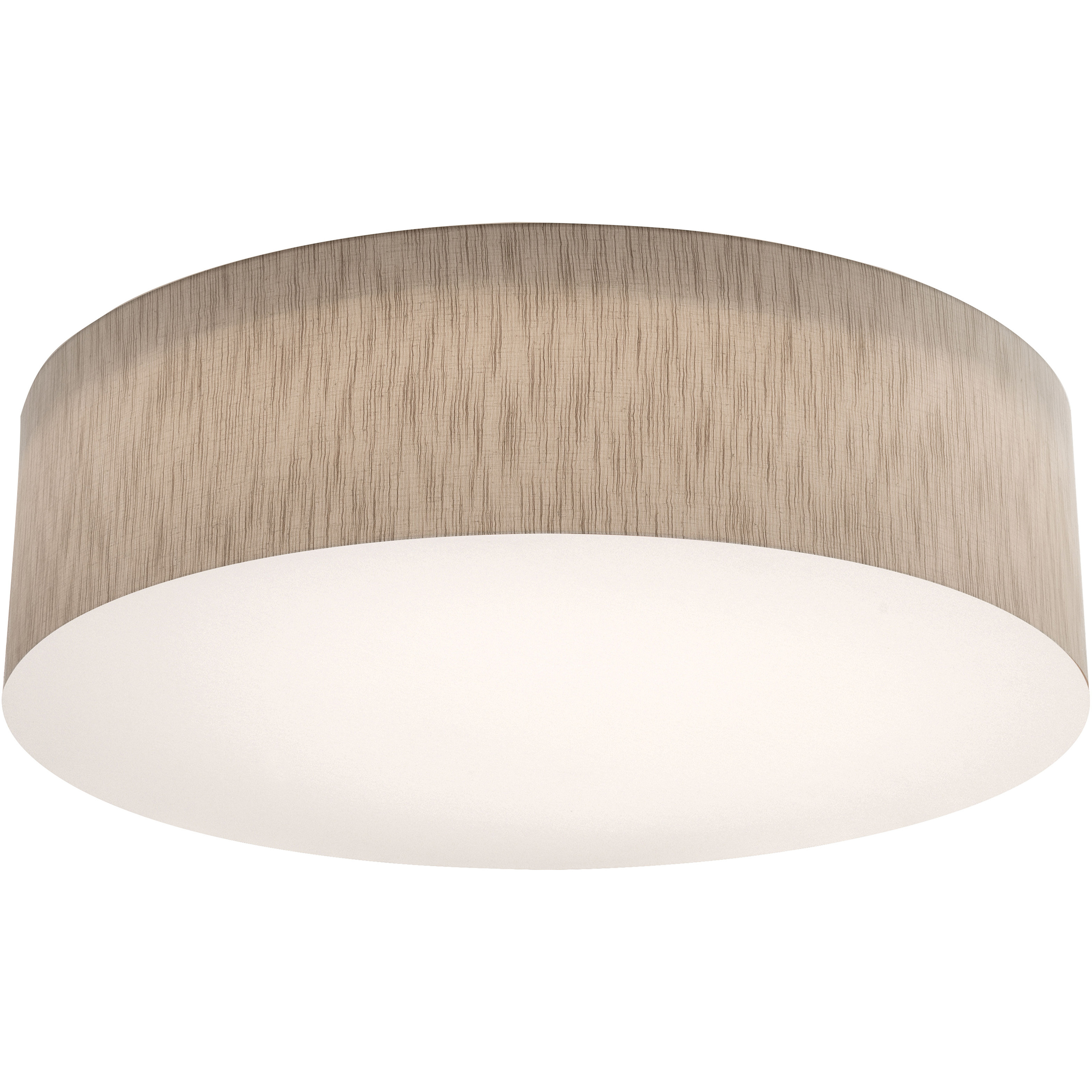 Anton LED 30 inch Jute Flush Mount Ceiling Light