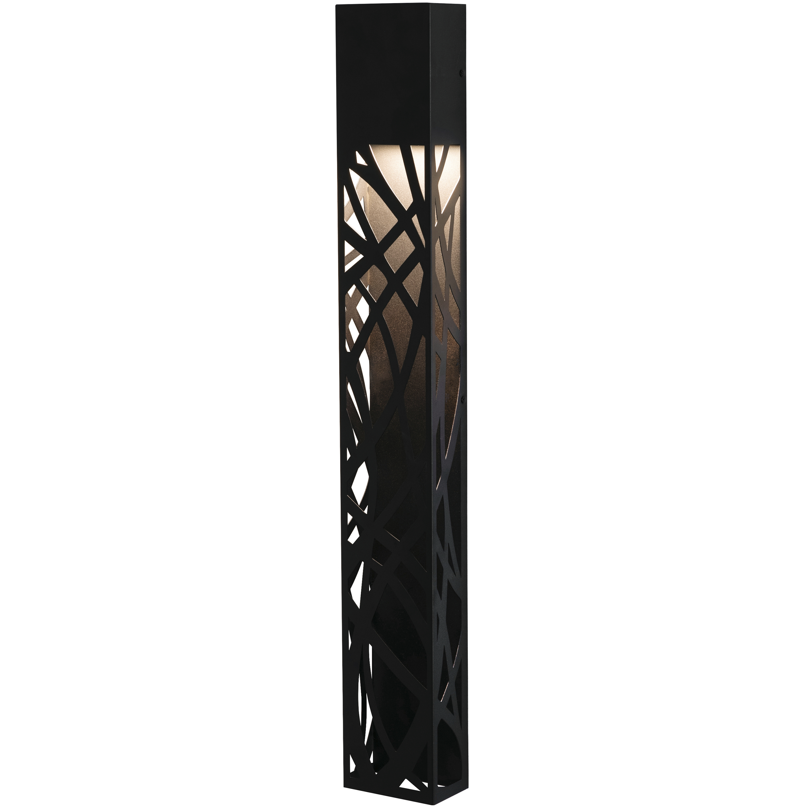 Inez 1 Light 36 inch Black Outdoor Wall Sconce