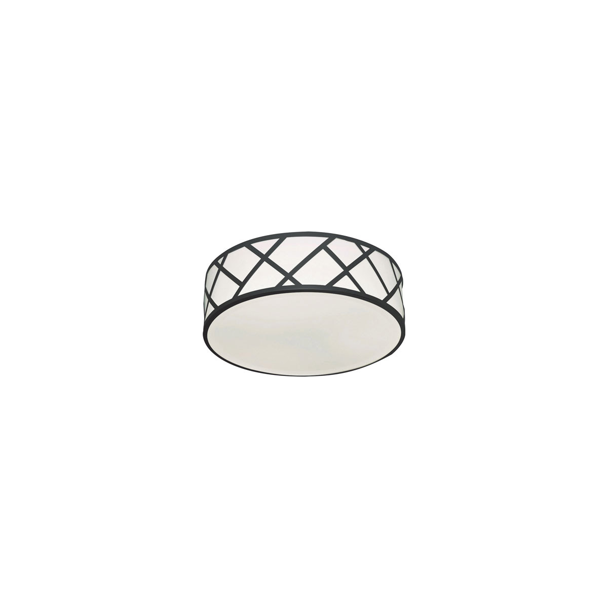 Haven LED 21 inch Black Flush Mount Ceiling Light